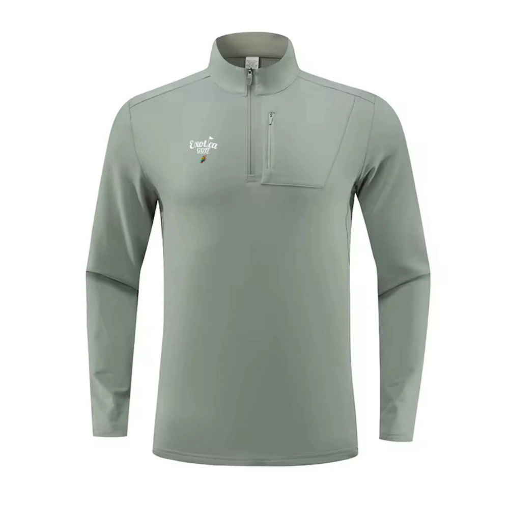 Olive Drift Q-Zip framifrån